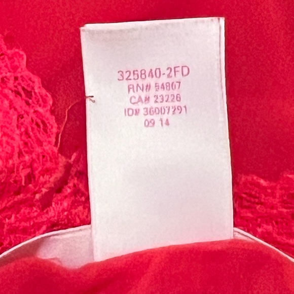 Victoria’s Secret Sexy Red Sheer Chemise Lingerie Sz S - Picture 9 of 9
